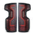 AlphaRex 620060 PRO Series Red Smoke LED Tail Lights | 2020-2025 GM Chevrolet Silverado 2500HD/3500HD