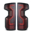 AlphaRex 620060 PRO Series Red Smoke LED Tail Lights | 2020-2025 GM Chevrolet Silverado 2500HD/3500HD