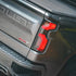 AlphaRex 620088 LUXX-Series LED Tail Lights - Black | 2020-2025 GM Chevrolet Silverado 2500HD/3500HD