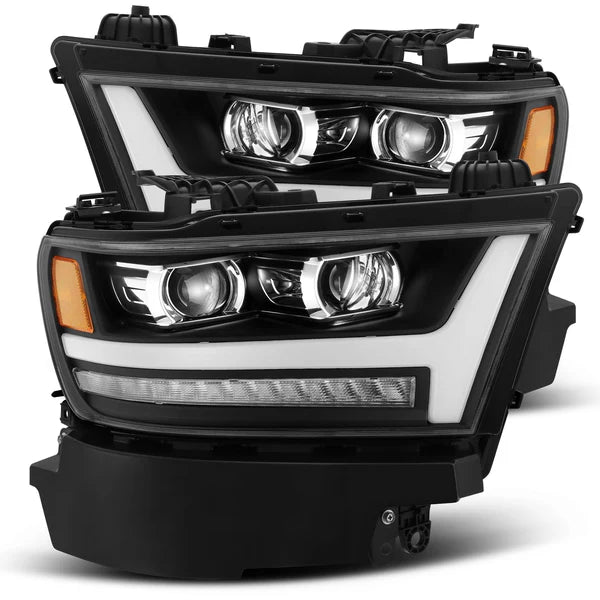 AlphaRex 880543 LUXX Series Black LED Projector Headlights | 2019-2024 RAM 1500