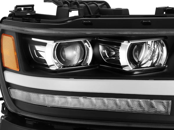 AlphaRex 880543 LUXX Series Black LED Projector Headlights | 2019-2024 RAM 1500