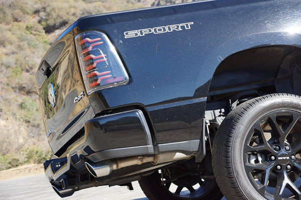 AlphaRex 640040 LUXX Series Black LED Tail Lights | 2019-2024 RAM 1500