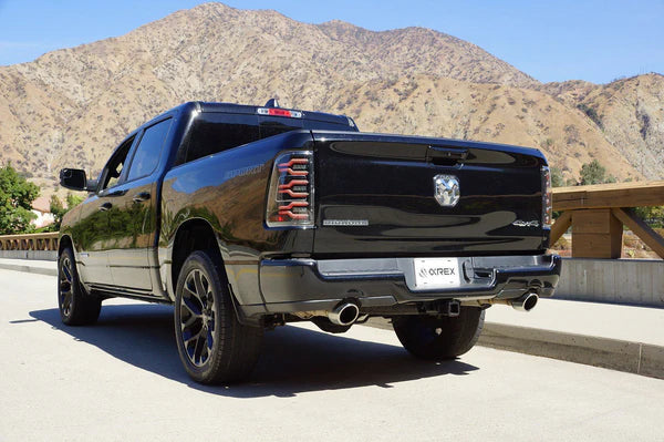 AlphaRex 640040 LUXX Series Black LED Tail Lights | 2019-2024 RAM 1500