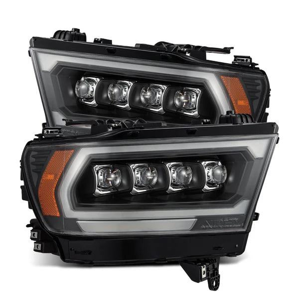 AlphaRex 880578 MKIII 2500 Style NOVA Series Black LED Projector Headlights | 2019-2024 RAM 1500