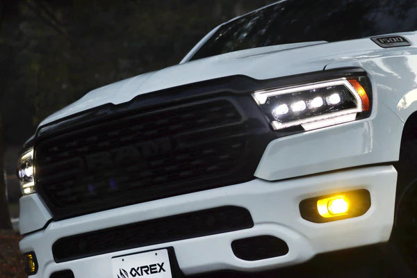 AlphaRex 880578 MKIII 2500 Style NOVA Series Black LED Projector Headlights | 2019-2024 RAM 1500