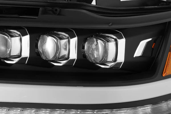 AlphaRex 880516 NOVA Black Black Headlights | 2019-2024 RAM 1500