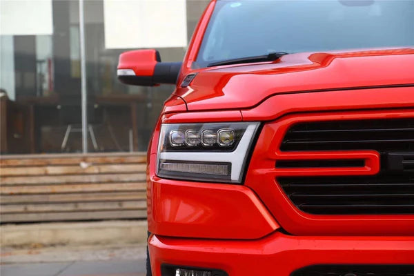 AlphaRex 880516 NOVA Black Black Headlights | 2019-2024 RAM 1500