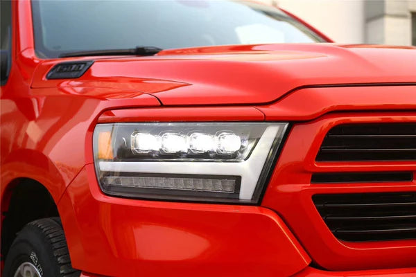 AlphaRex 880517 NOVA Chrome LED Headlights | 2019-2024 RAM 1500