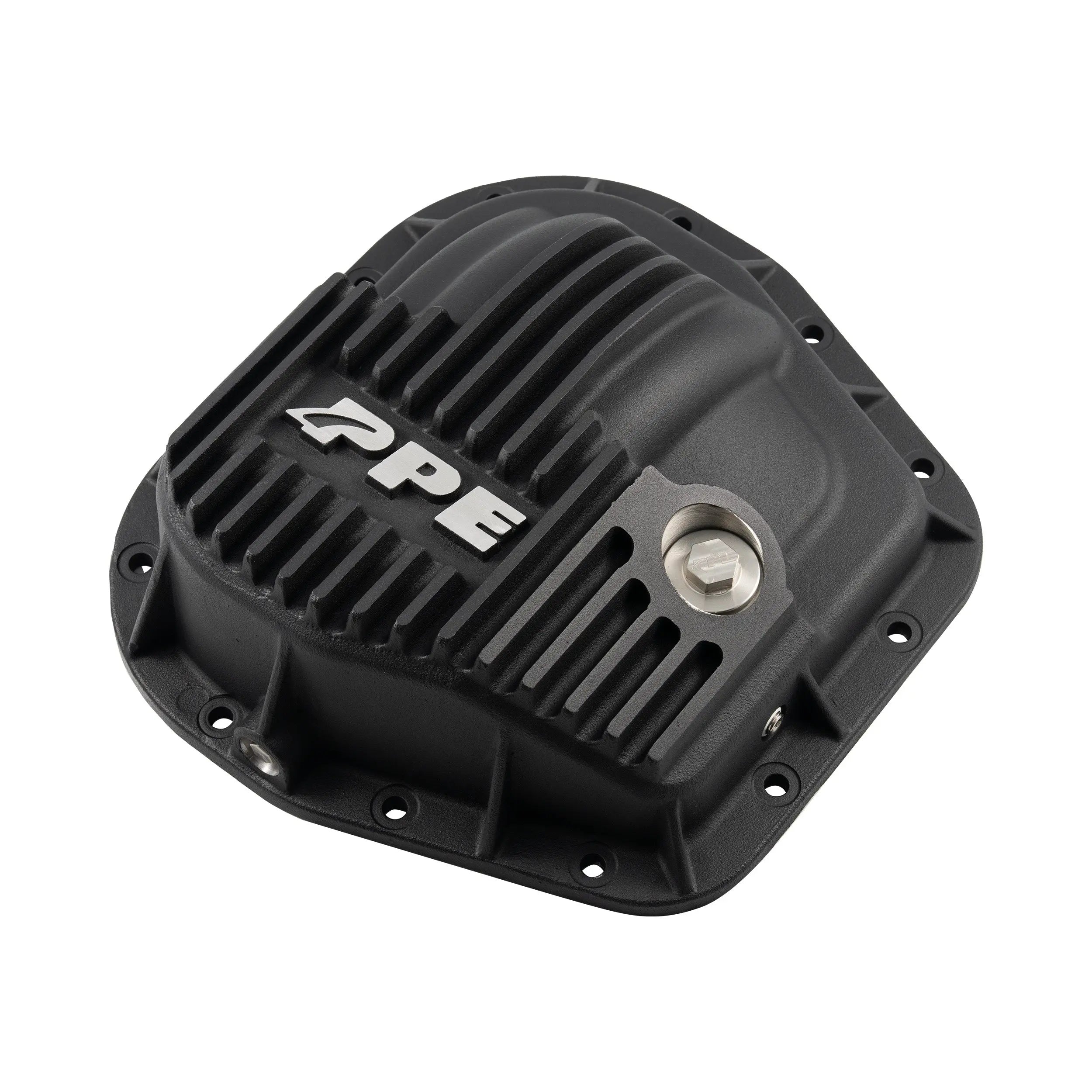 PPE 338052020 Dana M275 14-Bolt Heavy-Duty Cast Aluminum Rear Differential Cover (Black) | 2017–2025 Ford F250/F350 Super Duty