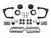 Fabtech K1214 3" Uniball UCA System w/ MAG Ride | 2025 GM Sierra/Silverado 1500 2WD/4WD
