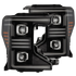 AlphaRex 880344 PRO-Series Halogen Projector Headlights - Black | 2020-2022 F250/F350 Super Duty w/ Factory Halogen Headlights