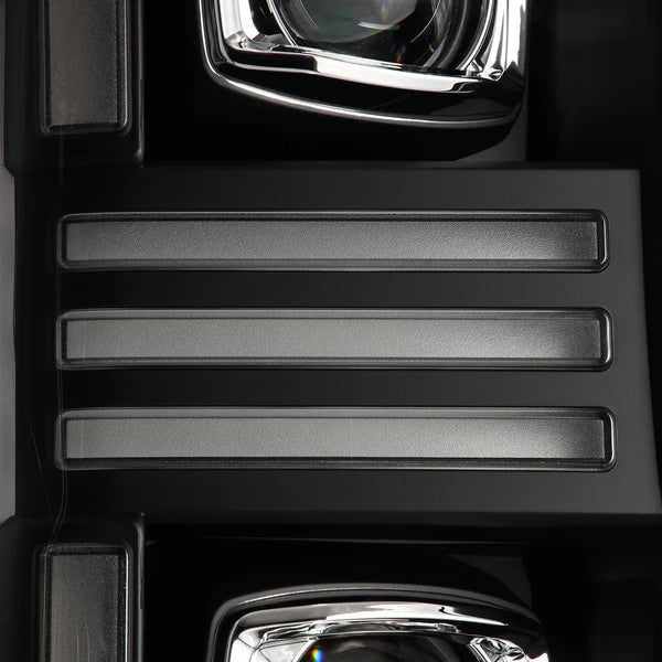 AlphaRex 880344 PRO-Series Halogen Projector Headlights - Black | 2020-2022 F250/F350 Super Duty w/ Factory Halogen Headlights