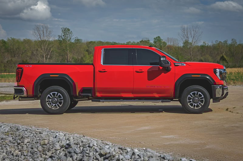 Rough Country F-G12011A-GJI Pocket Fender Flares (Dark Sky) | 2020-2025 GM/GMC Sierra 2500HD/3500HD