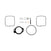 PPE 115053400 High-Flow Intake Bridge Manifold Kit (Raw) | 2004.5-2005 GM Sierra/Silverado 2500HD/3500HD 6.6L Duramax LLY