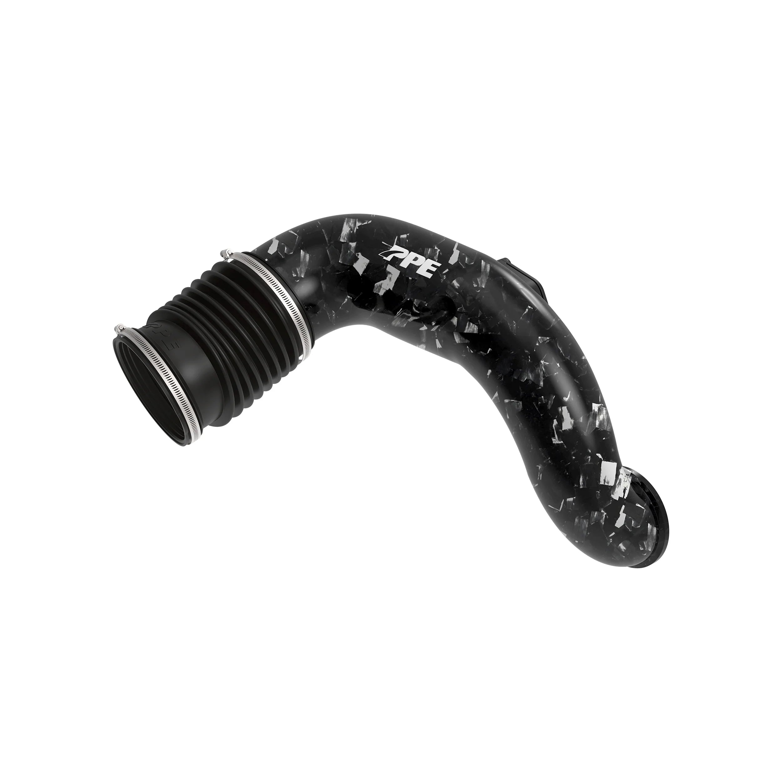 PPE 115005070 Zilla Carbon Fiber Turbo Inlet Upgrade Kit (Carbon Forged) | 2011-2016 GM Sierra/Silverado 2500HD/3500HD 6.6L Duramax LML
