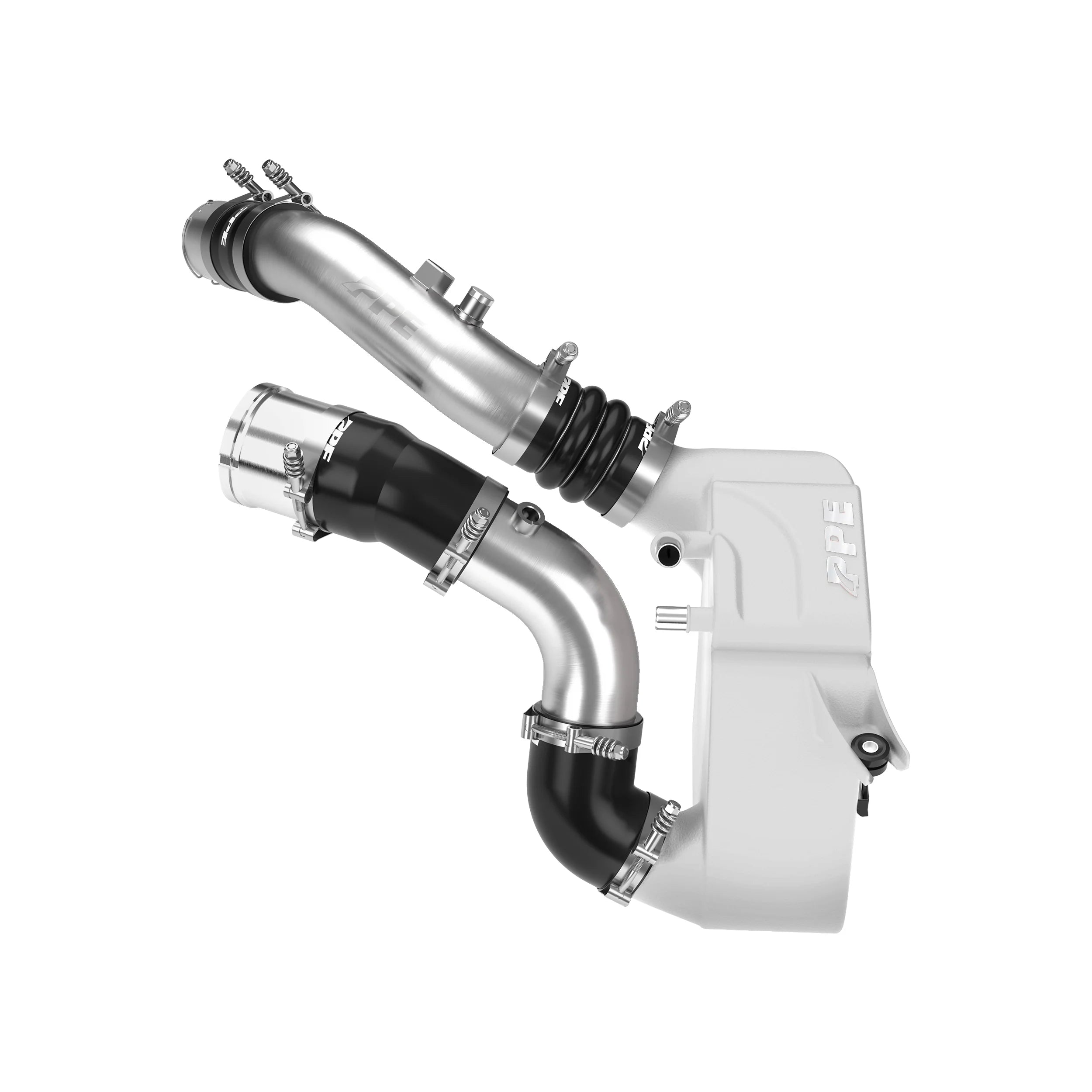 PPE 315045200 Air to Water Intercooler Kit I/C Brushed Pipes (Raw) | 2011-2026 Ford F250/F350 6.7L Power Stroke