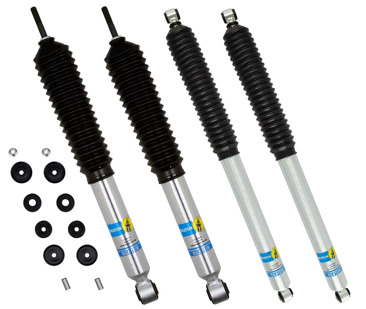 Bilstein ALG-BIL-KIT-3 5100 Front & Rear Shock Kit (2-2.5" Front/0-1" Rear Lift) | 2017-2024 Ford F250/F350 Super Duty 4WD
