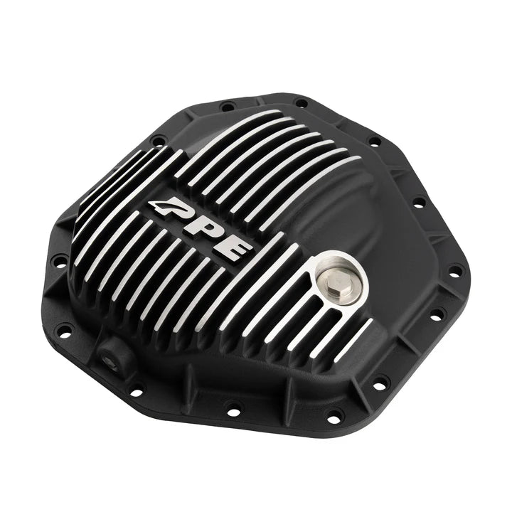 PPE 338052010 Dana M275 14-Bolt Heavy-Duty Cast Aluminum Rear Differential Cover (Brushed) | 2017–2025 Ford F250/F350 Super Duty