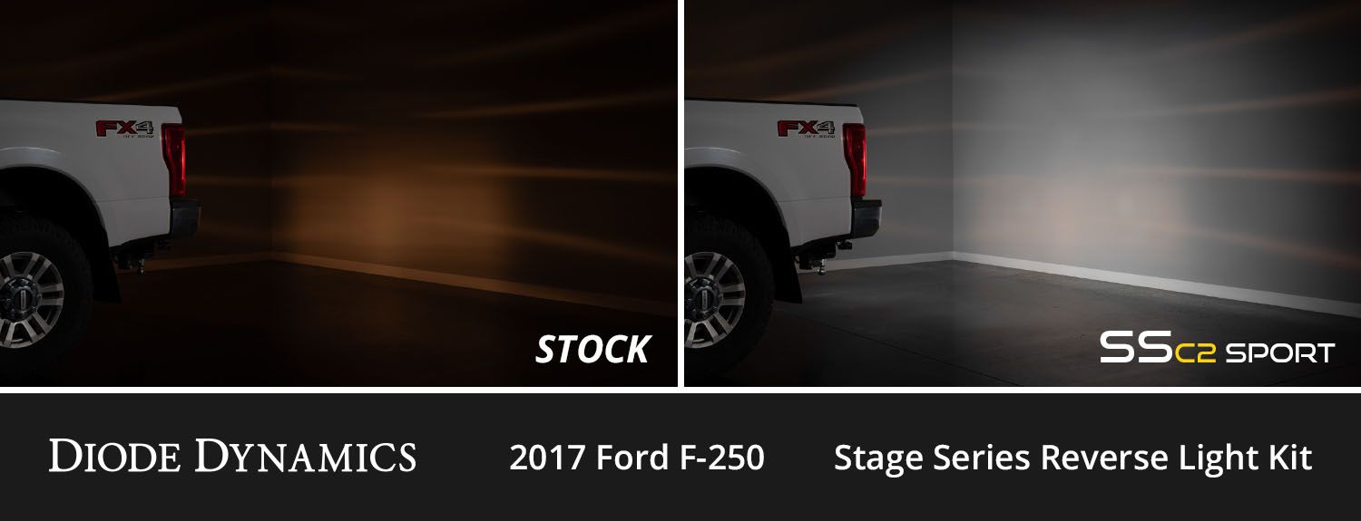 Diode Dynamics DD7567 Stage Series Reverse Light Kit w/ C1R LED Pods | 2017-2023 Ford F250/F350 Super Duty