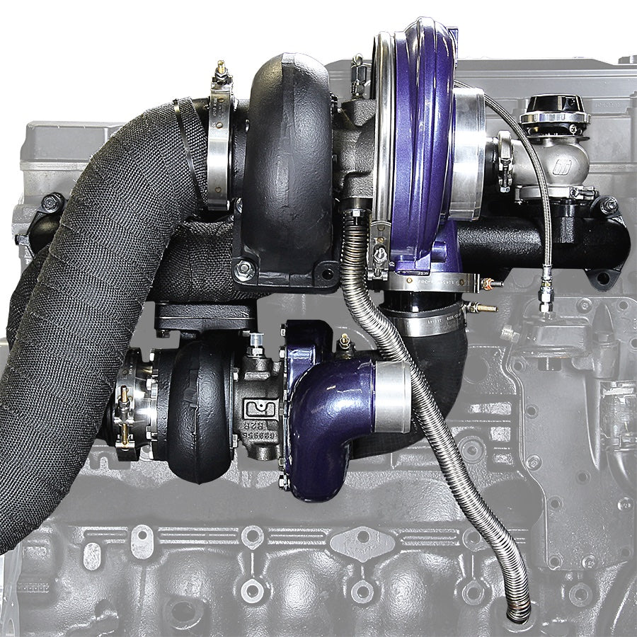 ATS 202-A35-2164 Aurora 3000/5000 Compound Turbo System | 1994-1998 RAM 2500/3500 5.9L Cummins