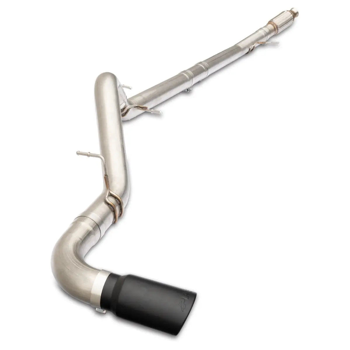 PPE 117050020 304 Stainless Steel DPF-Back Performance Exhaust Kit - Single Exit w/ Raw Tubes/Black Ceramic Coated Tips | 2020-2022 GM Sierra/Silverado 1500 3.0L Duramax
