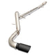 PPE 117050020 304 Stainless Steel DPF-Back Performance Exhaust Kit - Single Exit w/ Raw Tubes/Black Ceramic Coated Tips | 2020-2022 GM Sierra/Silverado 1500 3.0L Duramax