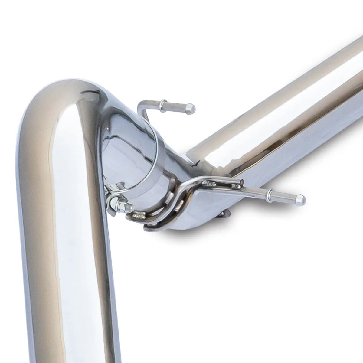 PPE 117053020 304 Stainless Steel DPF-Back Performance Exhaust Kit - Single Exit w/ Polished Tubes/Black Ceramic Coated Tips | 2020-2022 GM Sierra/Silverado 1500 3.0L Duramax