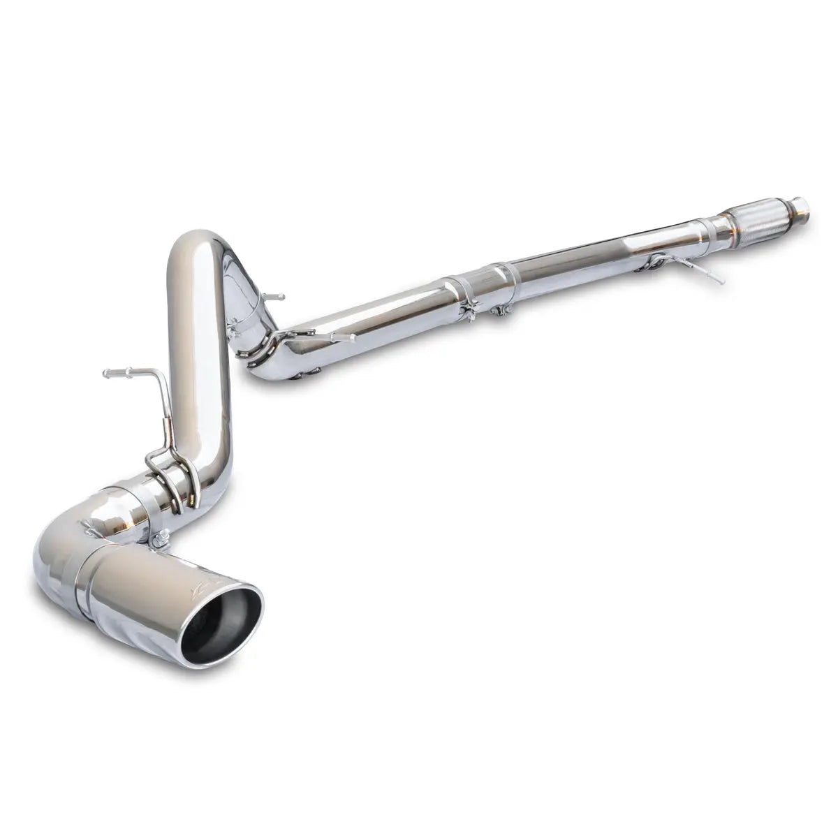 PPE 117053030 304 Stainless Steel DPF-Back Performance Exhaust Kit - Single Exit w/ Polished Tubes/Polished Tips | 2020-2022 GM Sierra/Silverado 1500 3.0L Duramax