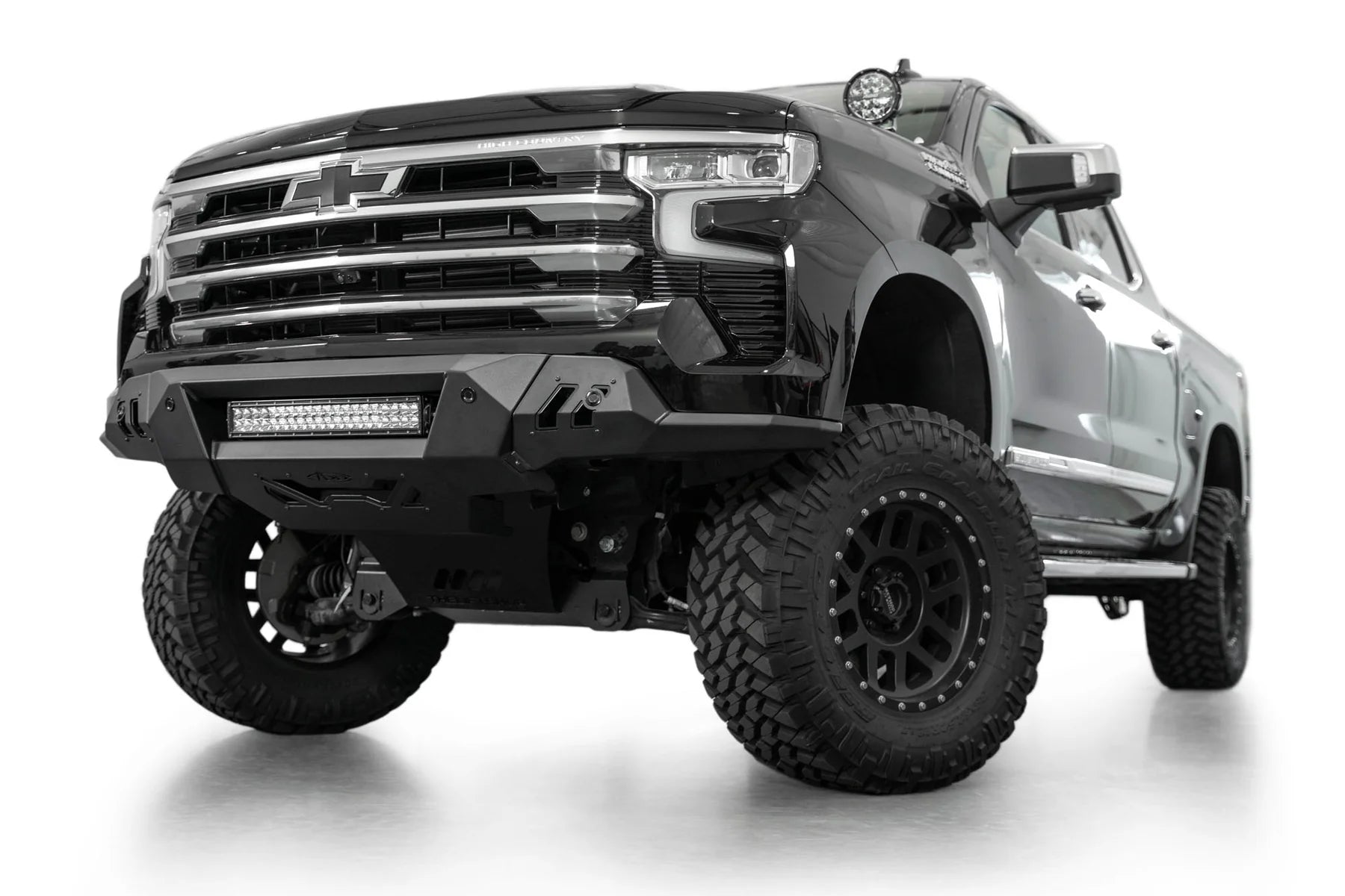 ADD F140300010103 Black Label Front Bumper | 2022-2024 GM Chevy Silverado 1500