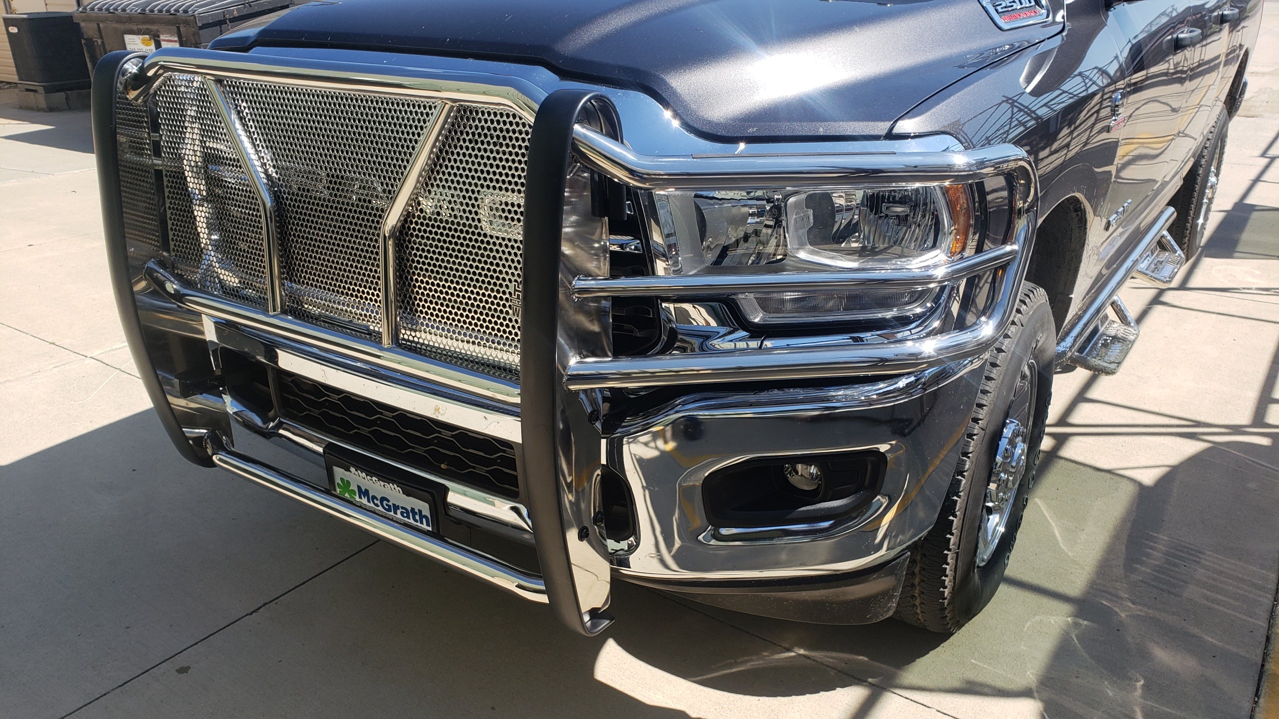 Westin 57-4020 HDX Grille Guard - Polished | 2019-2025 RAM 2500/3500 6.7L Cummins