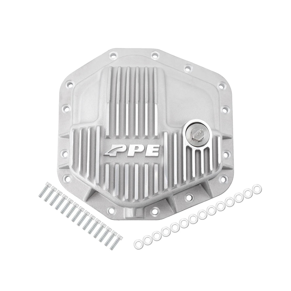 PPE 338041500 Dana M235 14-Bolt Heavy-Duty Cast Aluminum Front Differential Cover (RAW) | 2023-2025 Ford F250/F350 Super Duty