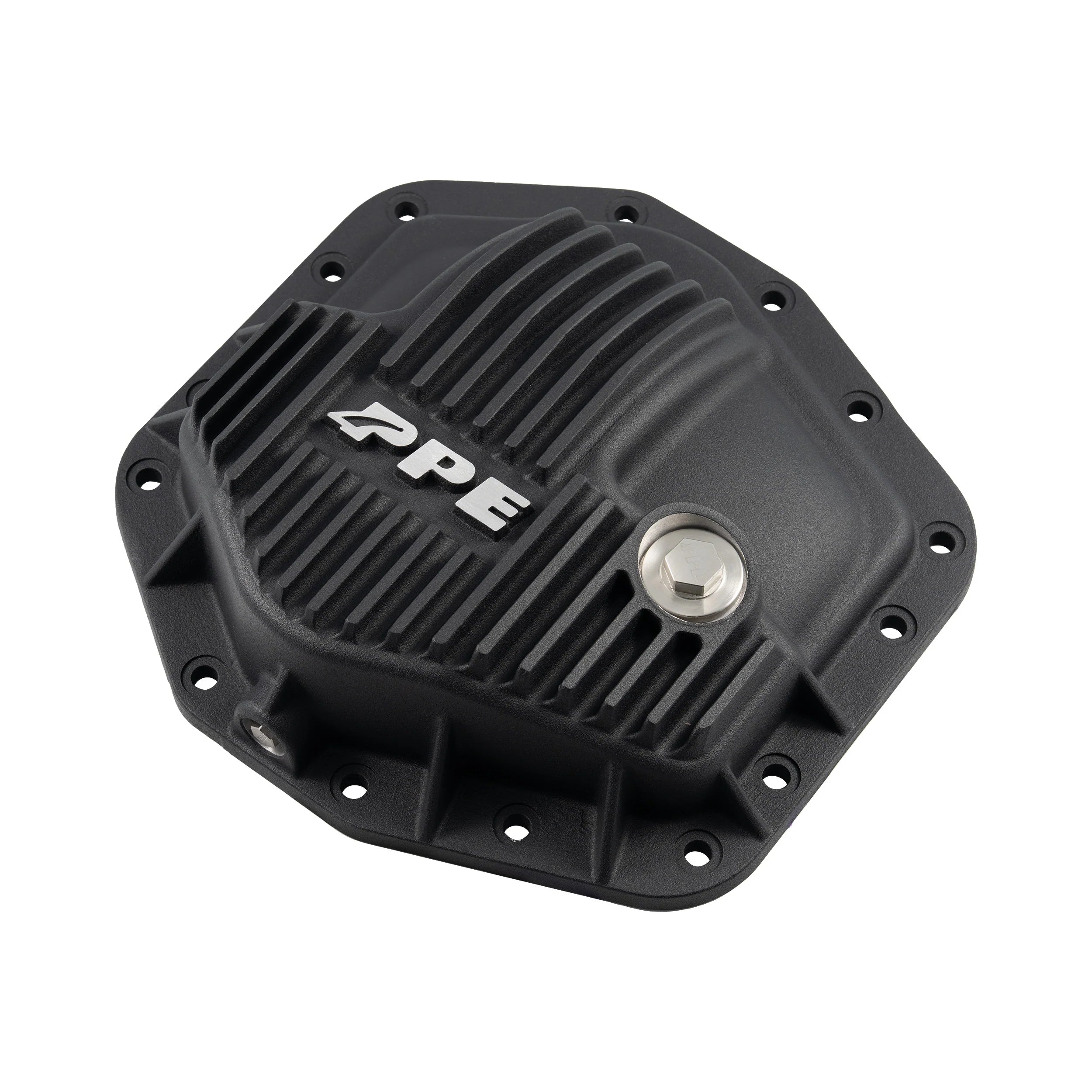 PPE 338041510 Dana M235 14-Bolt Heavy-Duty Cast Aluminum Front Differential Cover (Black) | 2023-2025 Ford F250/F350 Super Duty