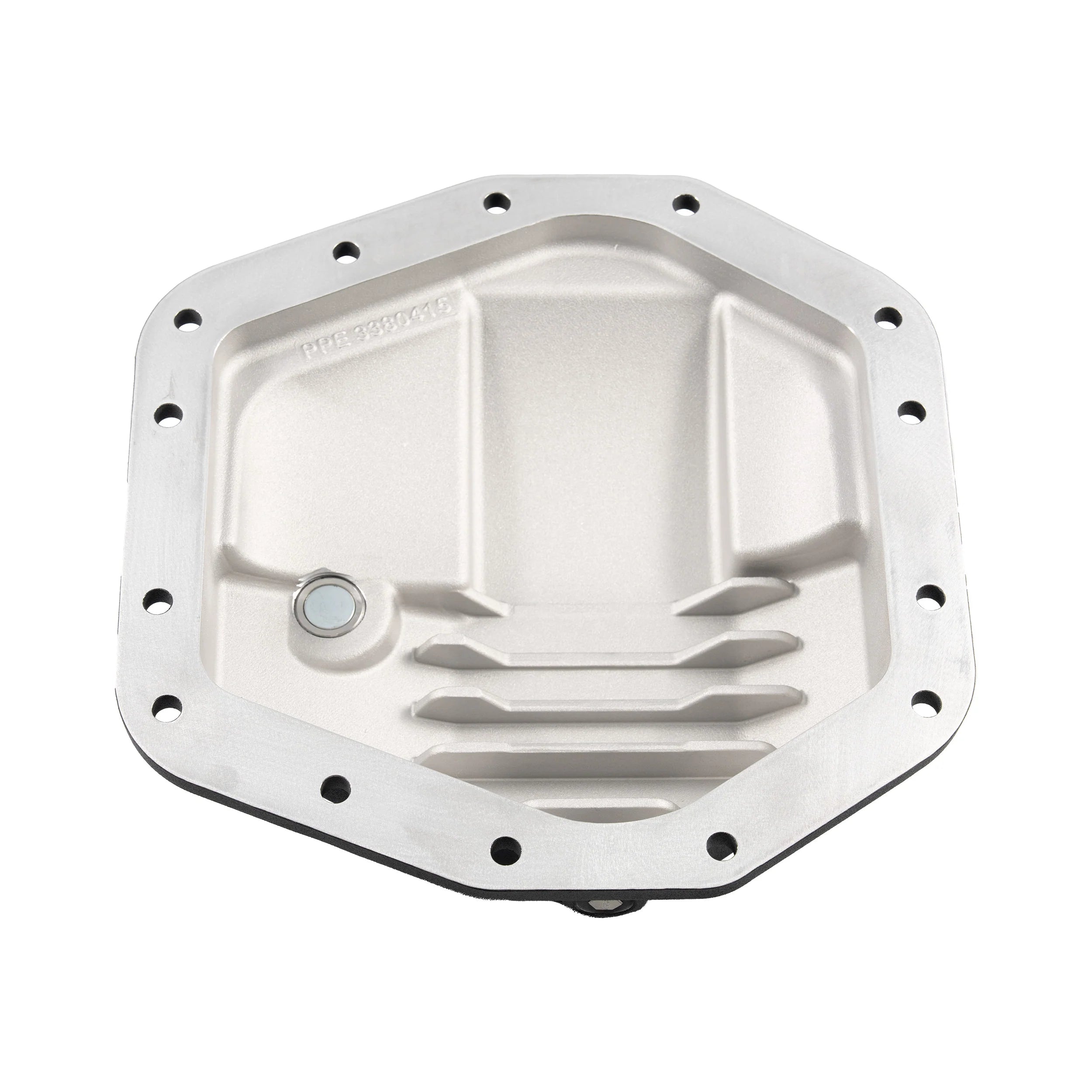 PPE 338041500 Dana M235 14-Bolt Heavy-Duty Cast Aluminum Front Differential Cover (RAW) | 2023-2025 Ford F250/F350 Super Duty