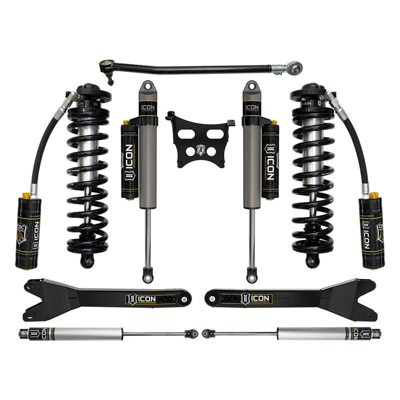 ICON K63204R 2.5-3" Stage 4 Coilover Conversion System w/ Radius Arms | 2023-2025 Ford F250/F350 Super Duty