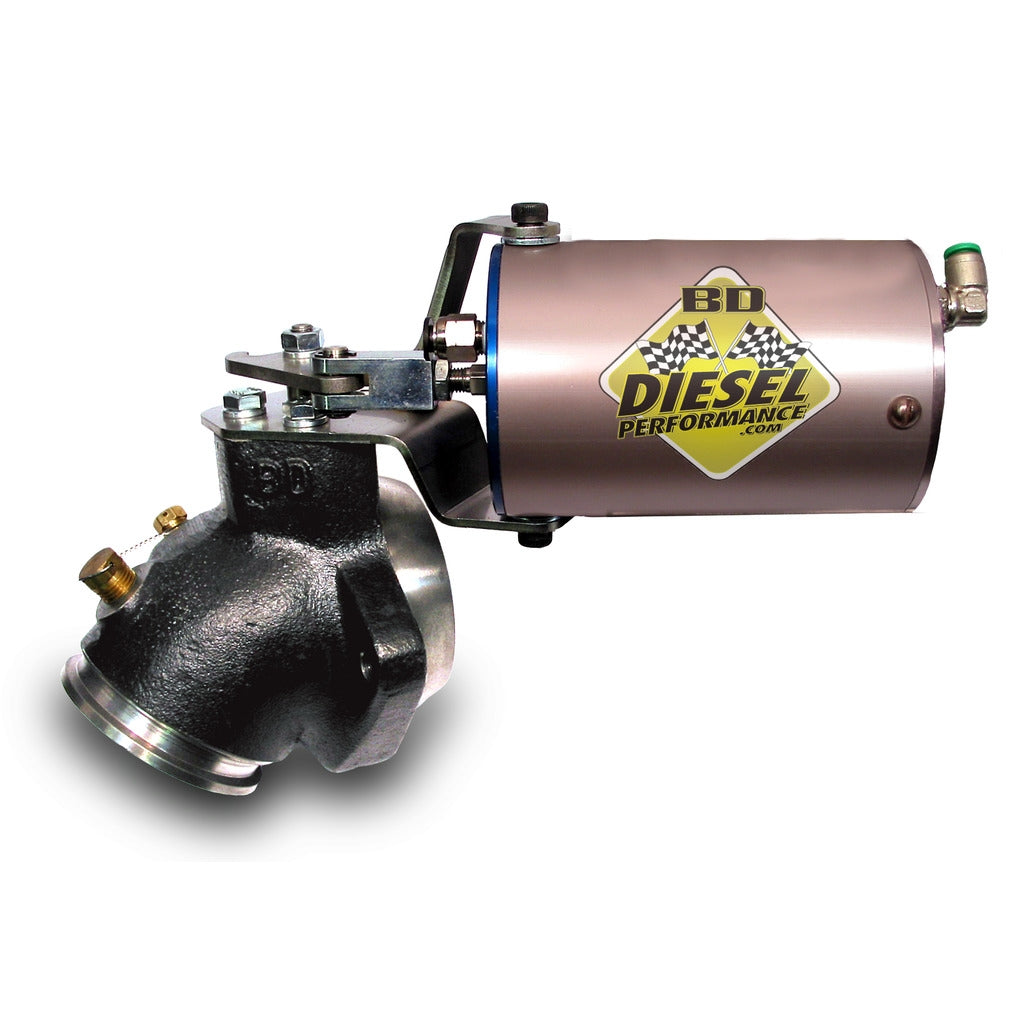 BD Diesel 2033135 60PSI Turbo Mount Vacuum Driven Exhaust Brake | 1994-1998 Dodge RAM 2500/3500 5.9L 12V Cummins