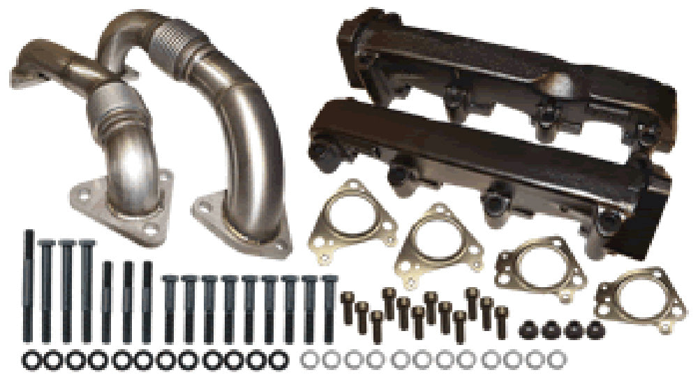 ATS 204-900-4248 Pulse Flow Exhaust Manifold Kit | 2001-2004 GM Silverado/Sierra 2500HD/3500HD 6.6L Duramax LB7