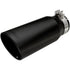MagnaFlow 35238 Black 4" inch Single Exhaust Tip | Universal