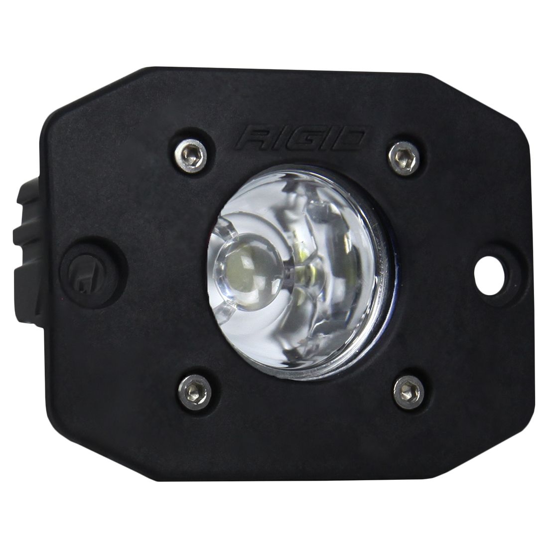 Rigid 20621 Ignite LED Light Flood Beam Pattern Flush Mount Black Housing Single | Universal