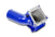 PPE 115053522 Race High Flow 3 inch Intake Bridge Manifold - Blue | 2006-2010 GM Silverado/Sierra 2500HD/3500HD 6.6L Duramax