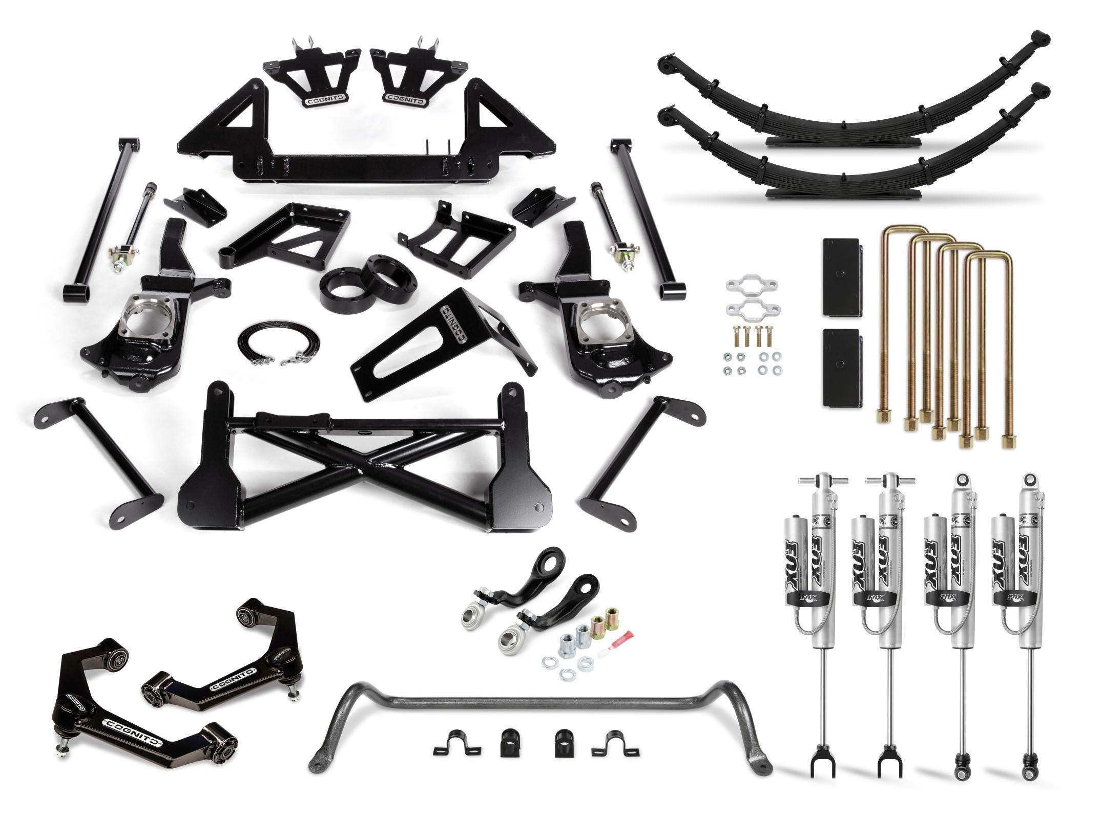 Cognito 210-P0981 10 inch Performance Lift Kit with Fox PSRR 2.0 Shocks | 2011-2019 GM Silverado/Sierra 2500HD/3500HD
