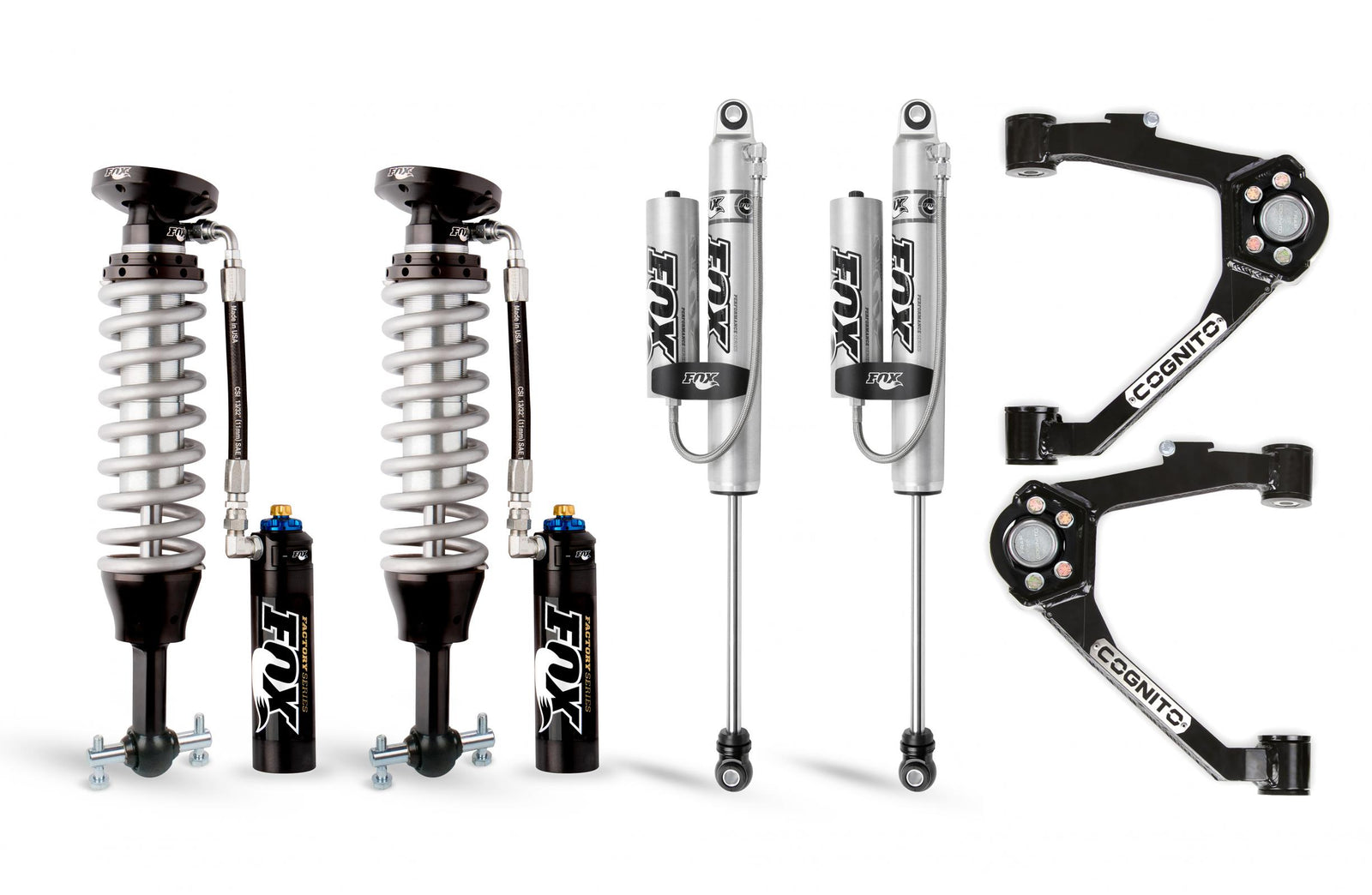 Cognito 210-P1012 3 inch Elite Leveling Kit with Fox FSRR Shocks | 2007-2018 GM Silverado/Sierra 1500
