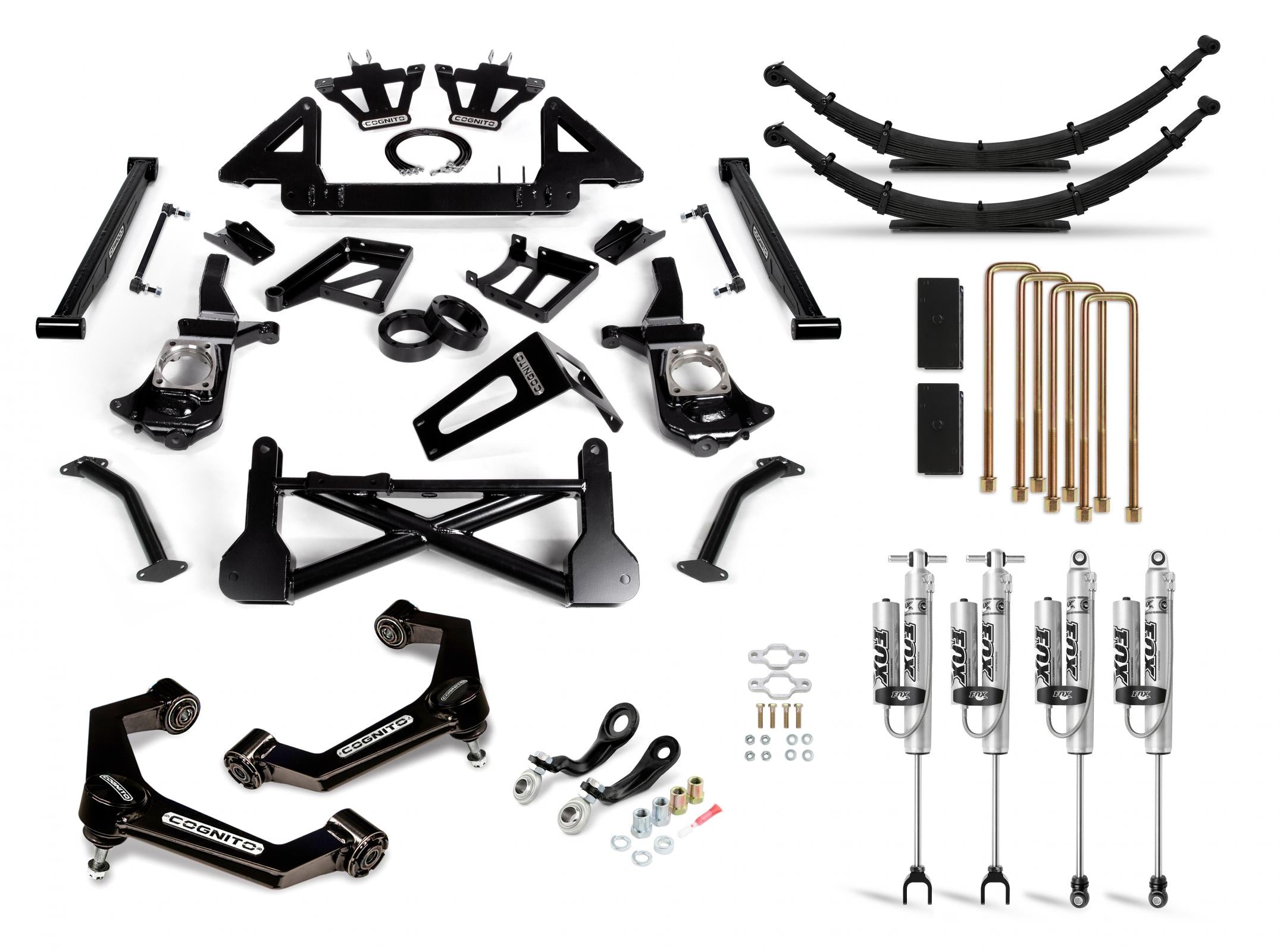 Cognito 210-P1034 10 inch Performance Lift Kit with Fox PSRR 2.0 Shocks | 2020-2025 GM Silverado/Sierra 2500HD/3500HD