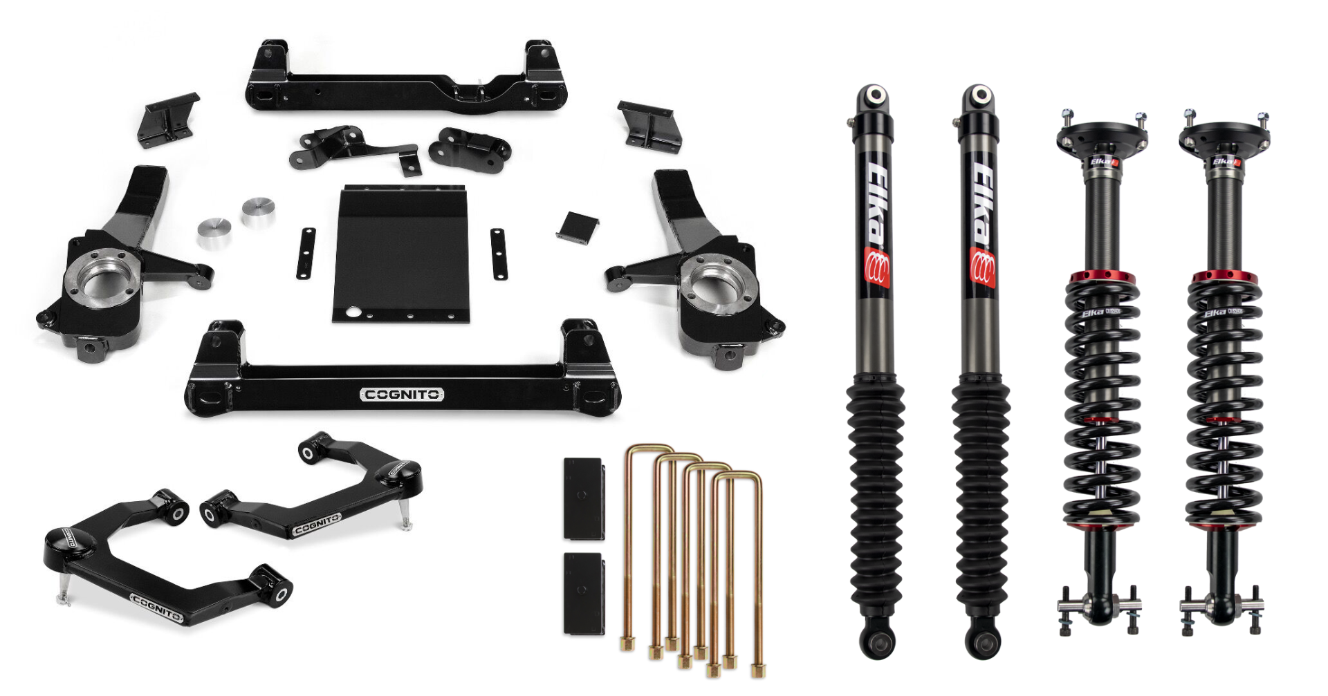 Cognito 210-P1149 6 inch Performance Lift Kit with Elka 2.0 IFP Shocks | 2019-2022 GM Silverado/Sierra 1500