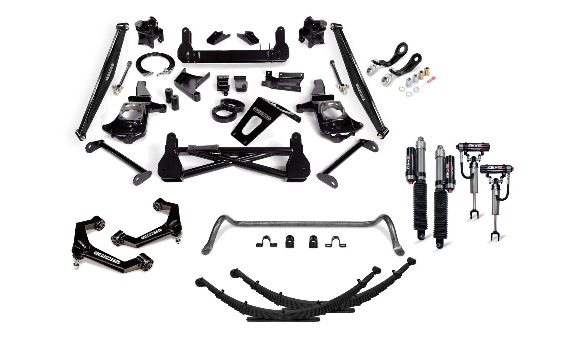 Cognito 210-P1175 7 inch Elite Lift Kit with Elka 2.5 Shocks | 2011-2019 GM Silverado/Sierra 2500HD/3500HD