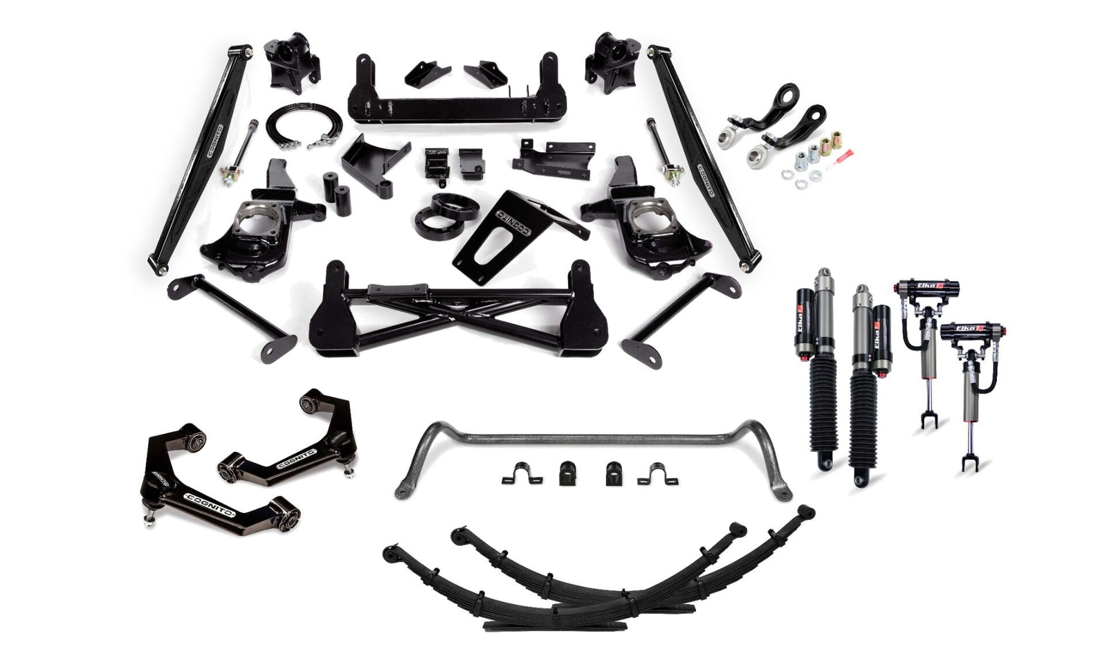 Cognito 210-P1175 7 inch Elite Lift Kit with Elka 2.5 Shocks | 2011-2019 GM Silverado/Sierra 2500HD/3500HD