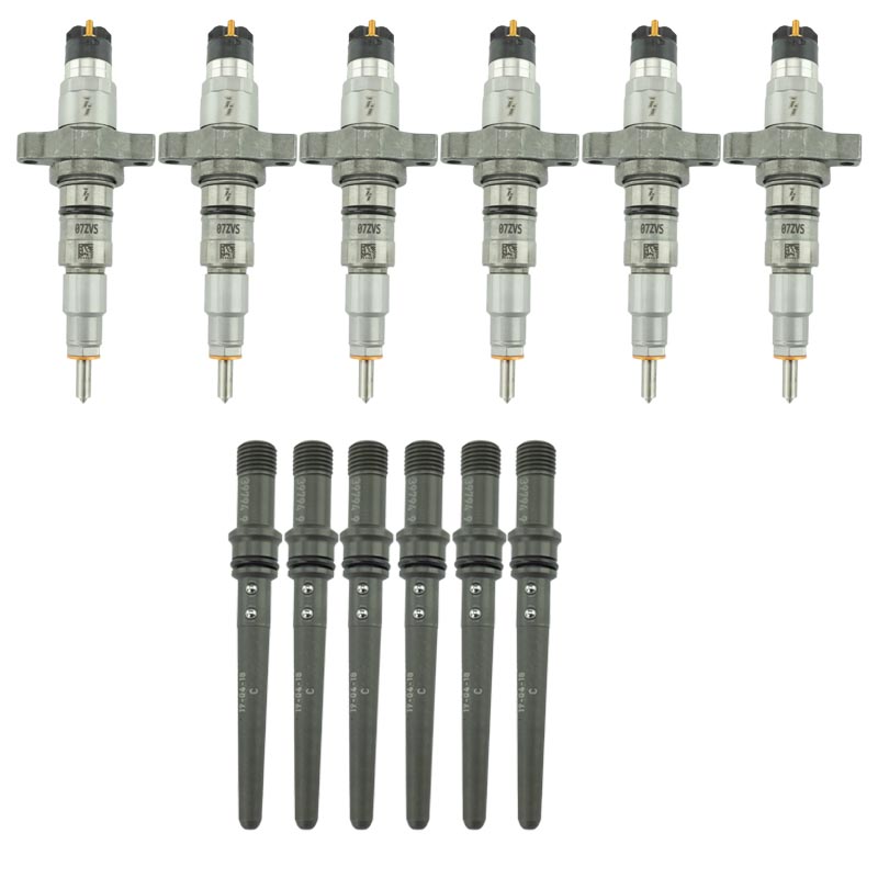 Industrial 214311 Reman Stock Injector Pack with Connecting Tubes | 2003-2004 RAM 2500/3500 5.9L Cummins