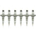 Industrial 214311 Reman Stock Injector Pack with Connecting Tubes | 2003-2004 Dodge RAM 2500/3500 5.9L Cummins