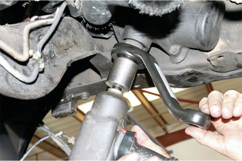 ICON 191001 Drop Pitman Arm - for 4-8" Lift - (Single) | 1999-2004 Ford F250/F350 Powerstroke 4WD