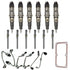 Industrial 21C601 II Reman Stock Injector Pack w/Connecting Tubes & Fuel Lines | 2013-2018 RAM 2500/3500 6.7L Cummins