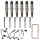 Industrial 21C601 II Reman Stock Injector Pack w/Connecting Tubes & Fuel Lines | 2013-2018 RAM 2500/3500 6.7L Cummins